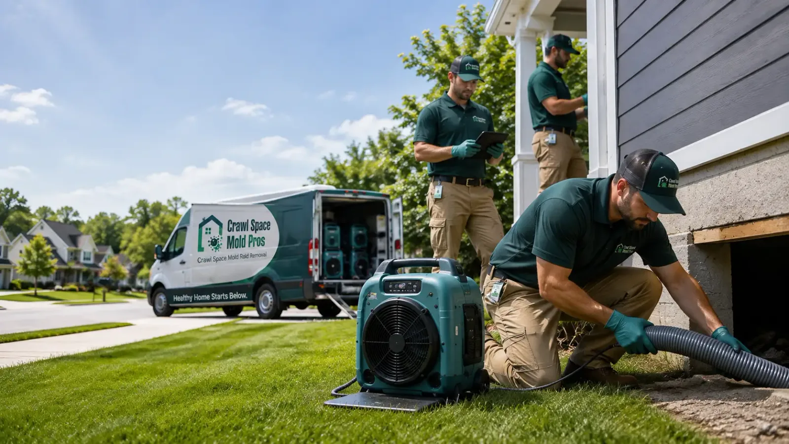 Crawl Space Mold Removal in San Isidro, TX
